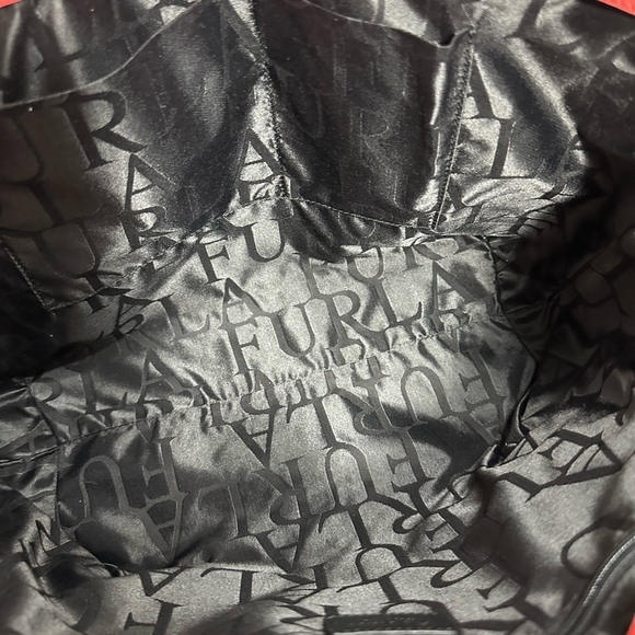 Furla Leather Tote Bag Floral Print - Picture 4 of 7